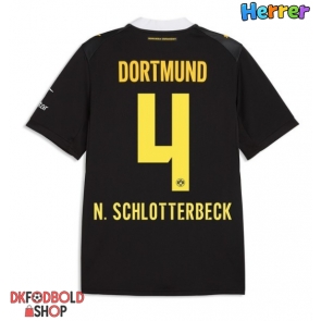Borussia Dortmund Nico Schlotterbeck #4 Udebanetrøje 2026-27 Kort ærmer Borussia Dortmund Nico Schlotterbeck #4 Udebanetrøje 2026-27 Kort ærmer